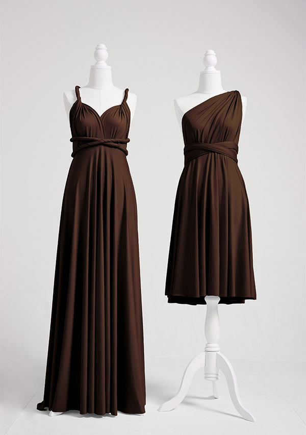 Dark Brown Multiway Infinity Dress