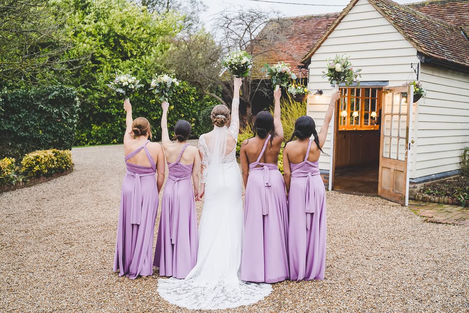 72styles Lavender Infinity Bridesmaid Dress