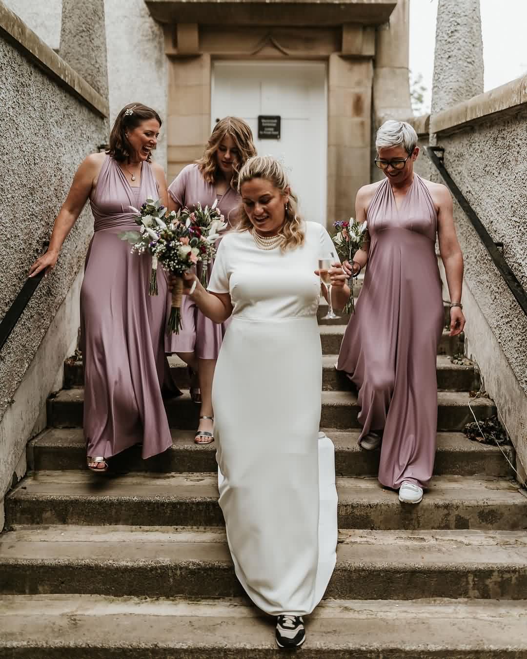 72styles Mauve Infinity Bridesmaid Dress