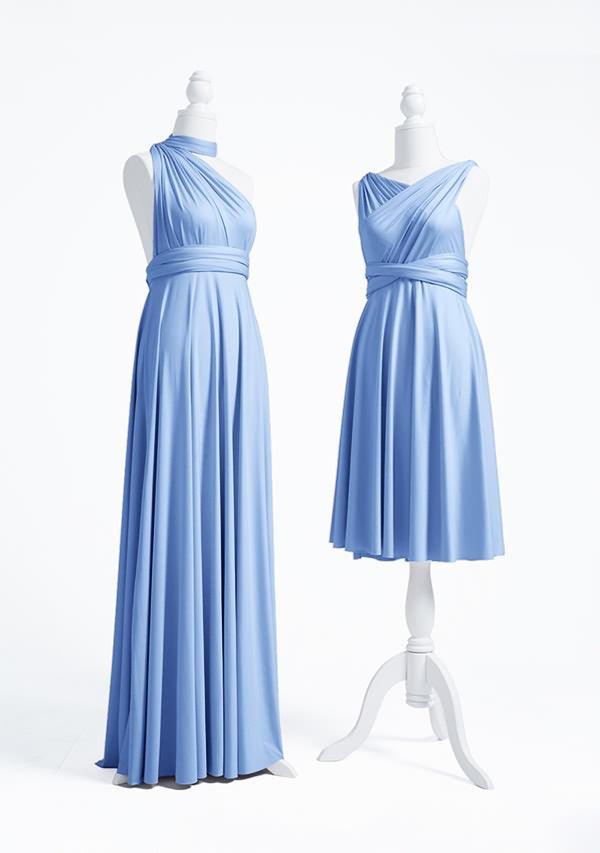 Dusty Blue Multiway Convertible Infinity Dress-InfinityDress.com.au