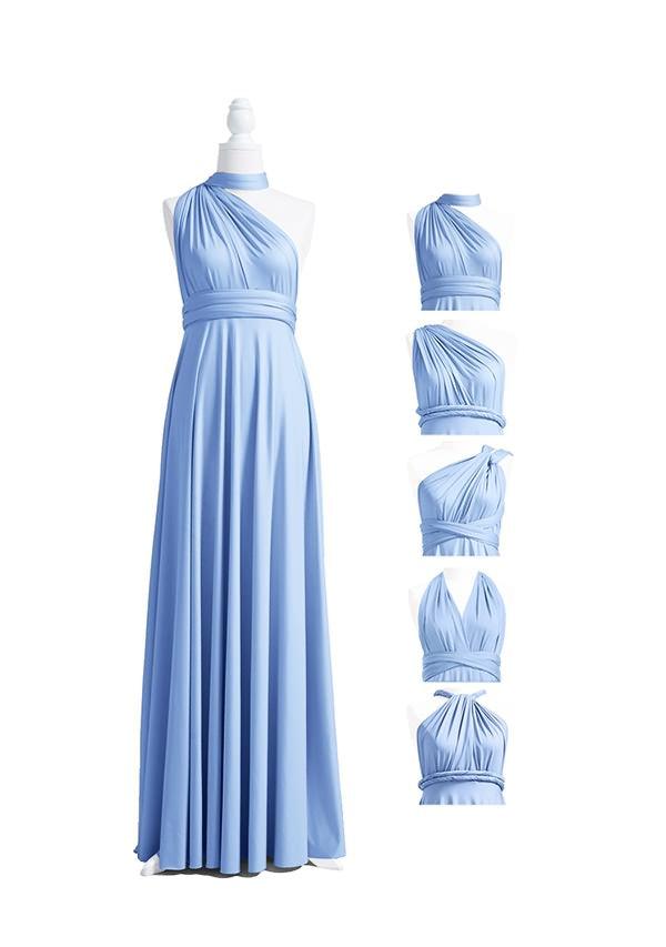 Dusty Blue Multiway Convertible Infinity Dress-InfinityDress.com.au