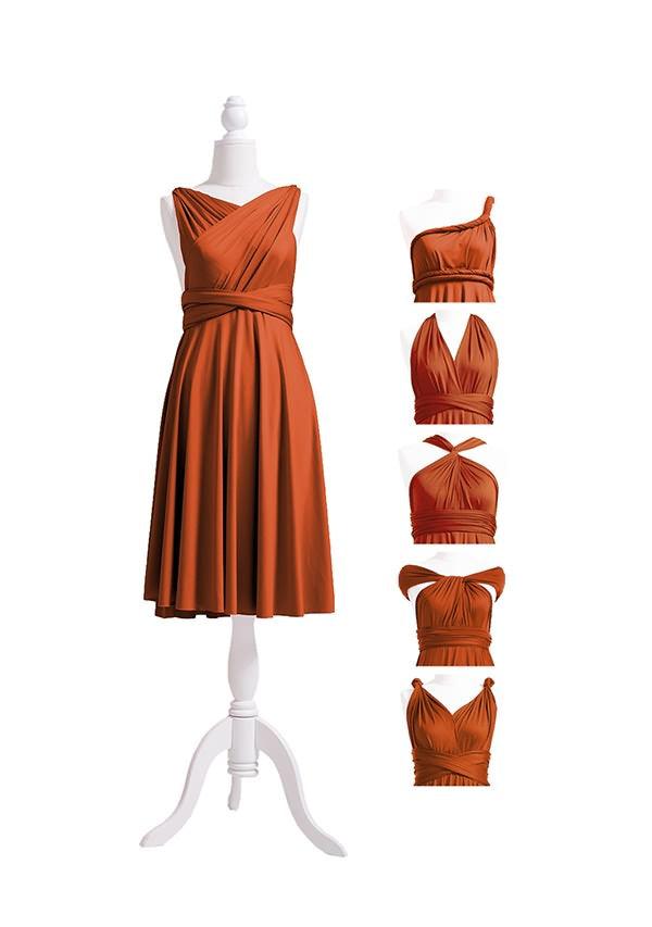 Burnt Orange Multiway Infinity Dress-InfinityDress.com.au