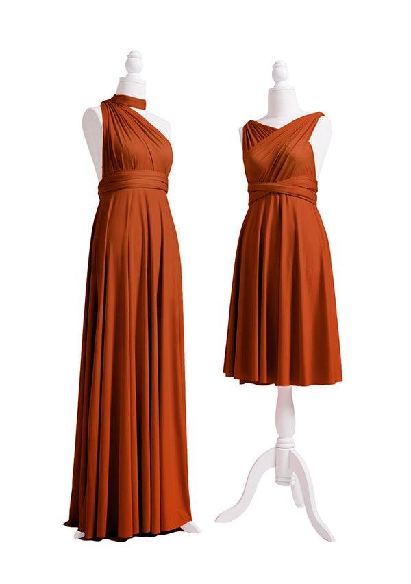 Burnt Orange Multiway Infinity Dress-InfinityDress.com.au