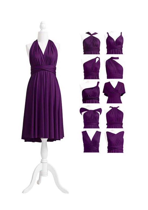 Dark Purple Multiway Infinity Dress-InfinityDress.com.au