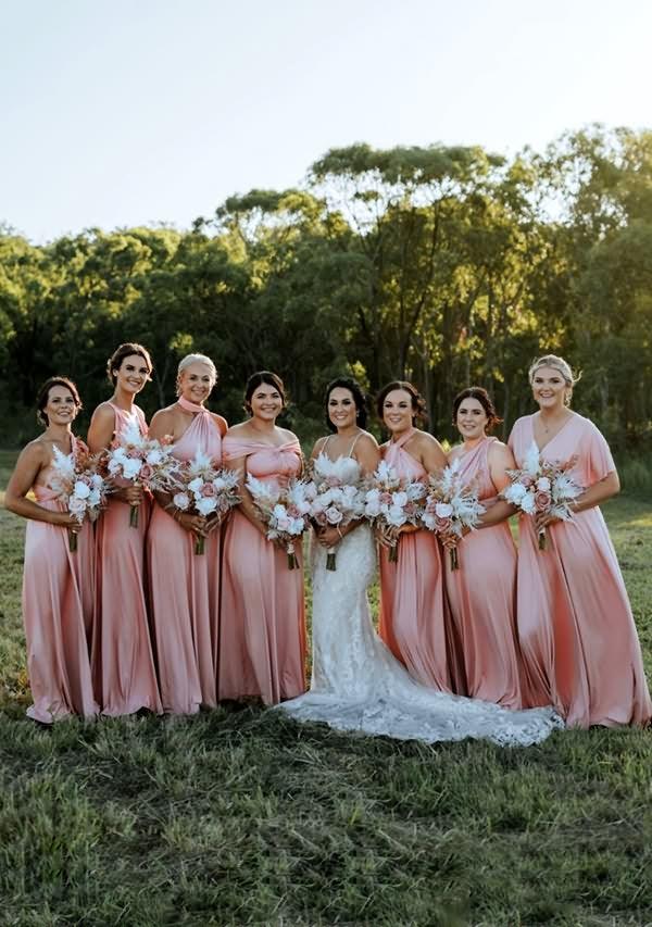 Rose Gold Multiway Infinity Dress-InfinityDress.com.au