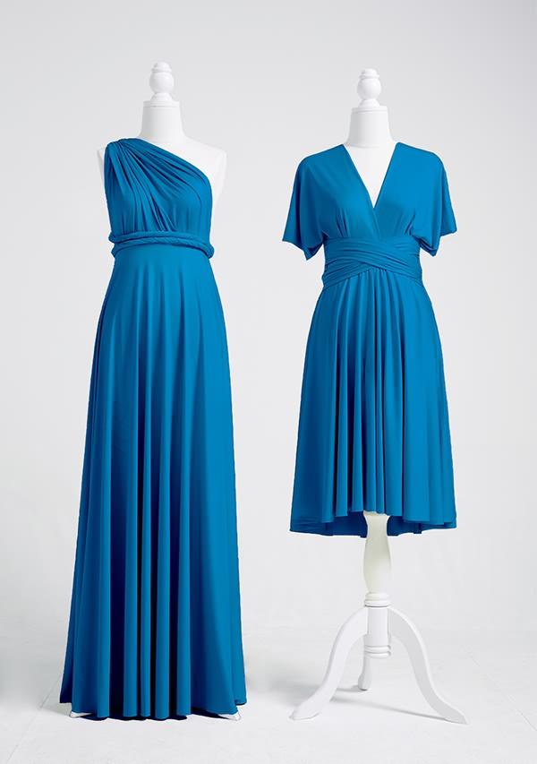 Peacock Blue Multiway Infinity Dress-InfinityDress.com.au