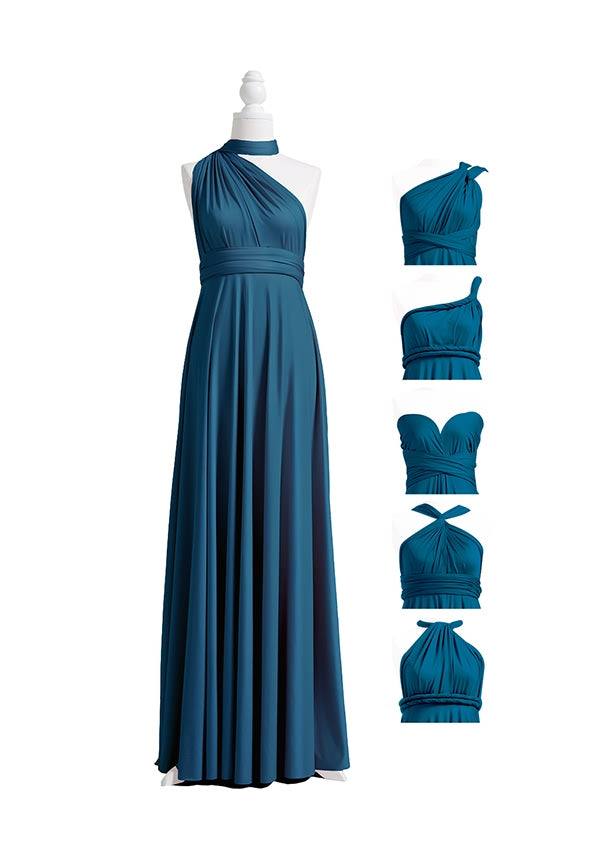 Teal Blue Multiway Infinity Dress-InfinityDress.com.au