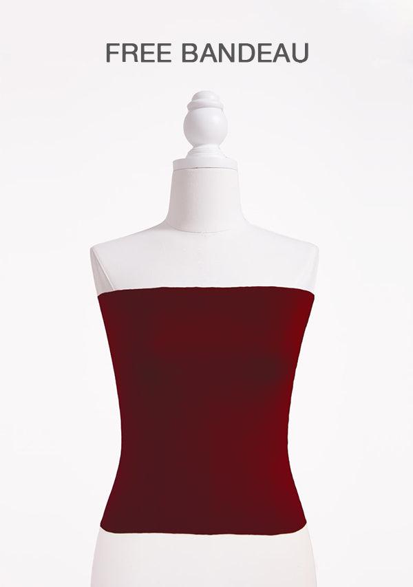 Burgundy Wine Multiway Convertible Infinity Dress-InfinityDress.com.au