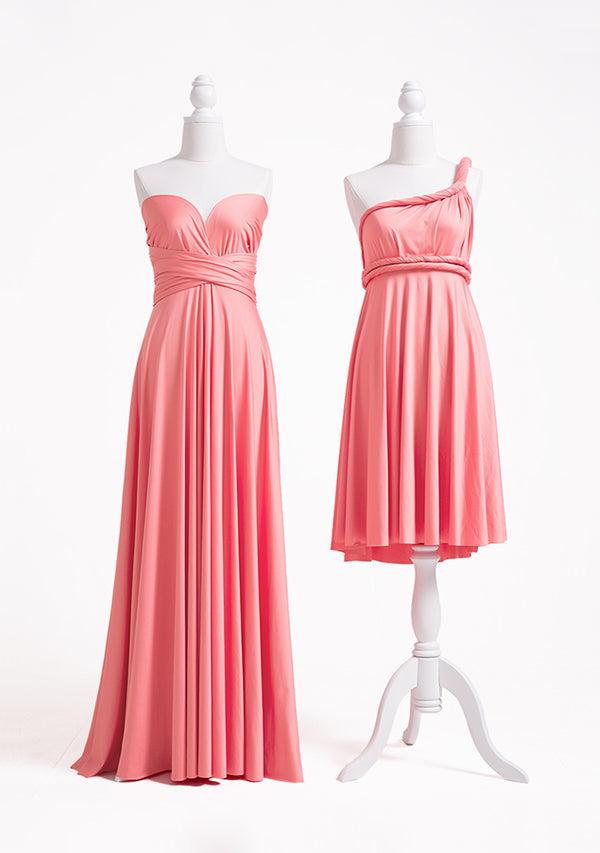 Coral Pink Multiway Infinity Dress-InfinityDress.com.au