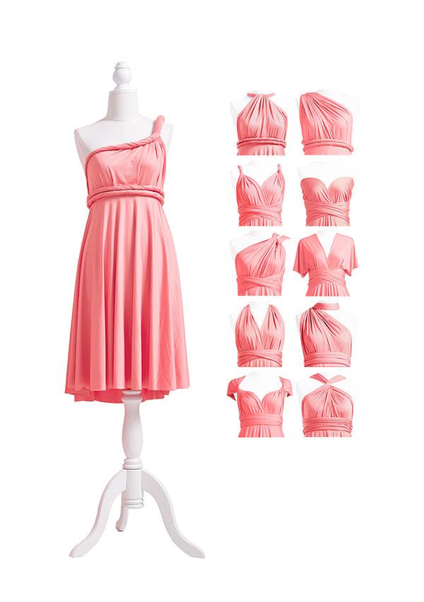 Coral Pink Multiway Infinity Dress-InfinityDress.com.au