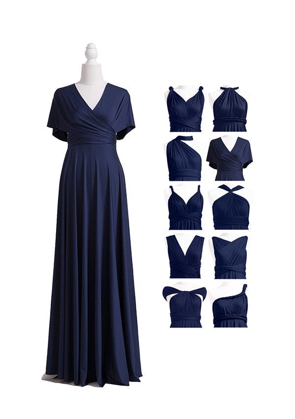 Navy Blue Multiway Infinity Dress-InfinityDress.com.au