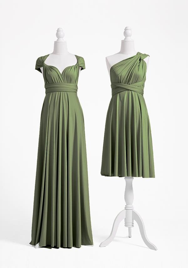 Olive Green Multiway Infinity Dress-InfinityDress.com.au