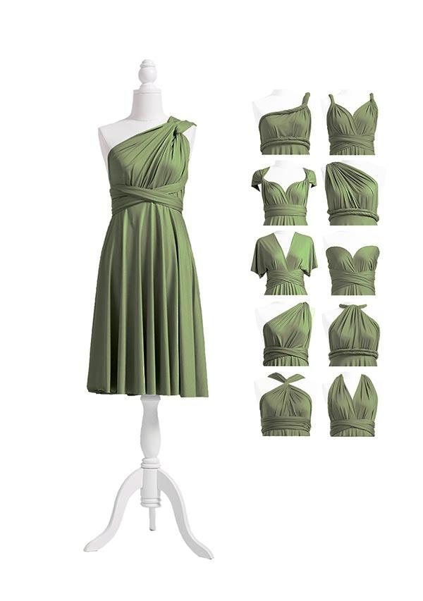 Olive Green Multiway Infinity Dress-InfinityDress.com.au