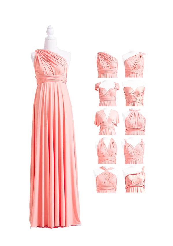 Peach Coral Multiway Infinity Dress-InfinityDress.com.au