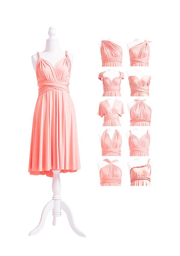 Peach Coral Multiway Infinity Dress-InfinityDress.com.au