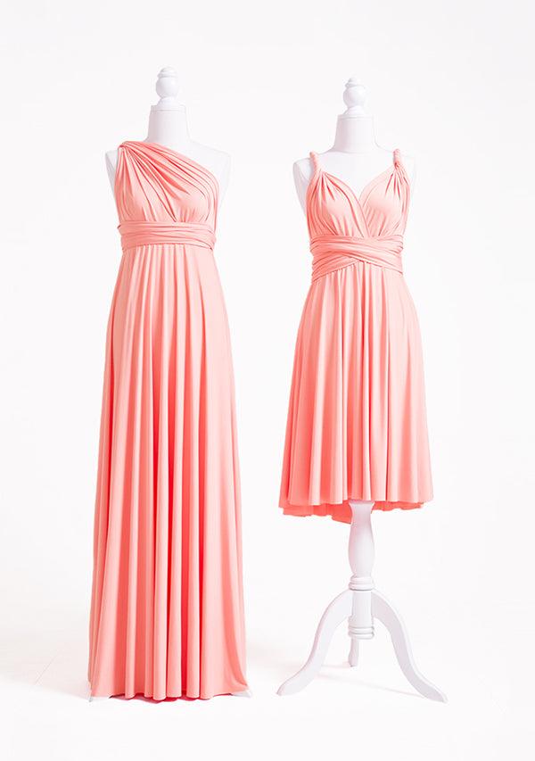 Peach Coral Multiway Infinity Dress-InfinityDress.com.au