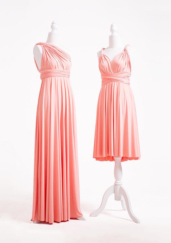 Peach Coral Multiway Infinity Dress-InfinityDress.com.au