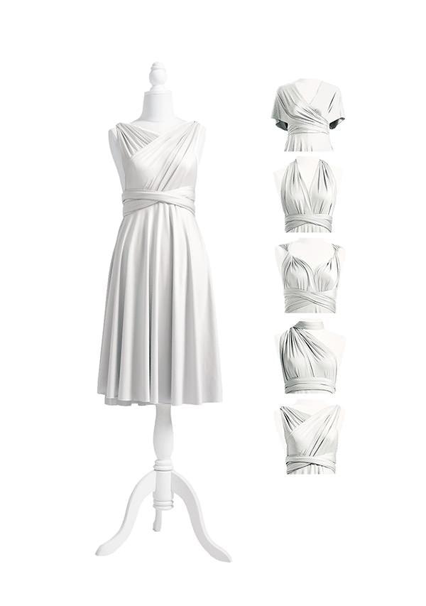 Silver Grey Multiway Infinity Dress-InfinityDress.com.au