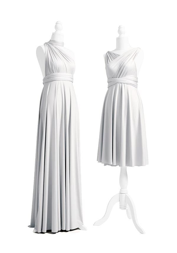 Silver Grey Multiway Infinity Dress-InfinityDress.com.au